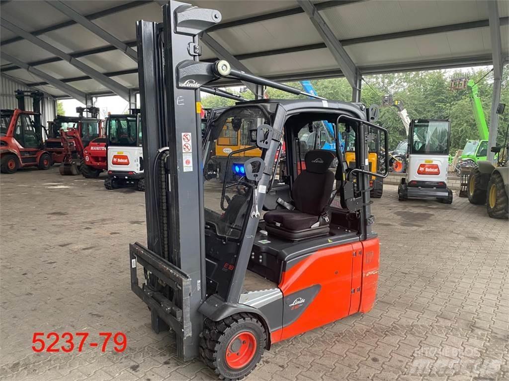 Linde E 18 L 02 EVO Elektriniai šakiniai krautuvai