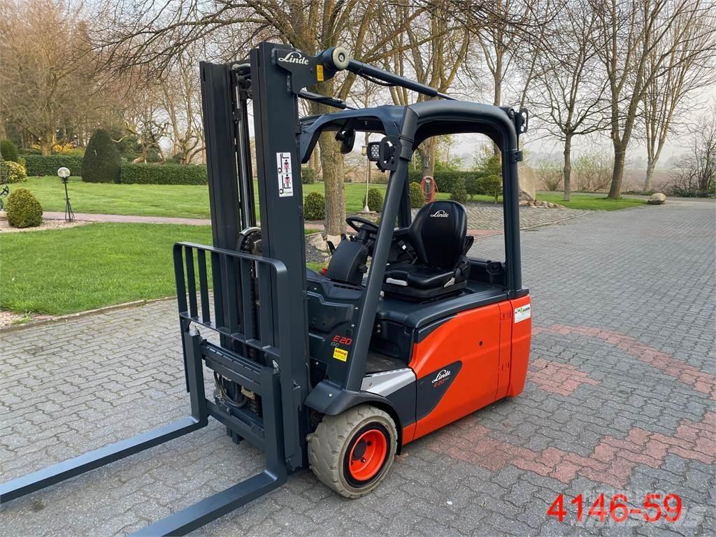 Linde E 20 L 02 Elektriniai šakiniai krautuvai
