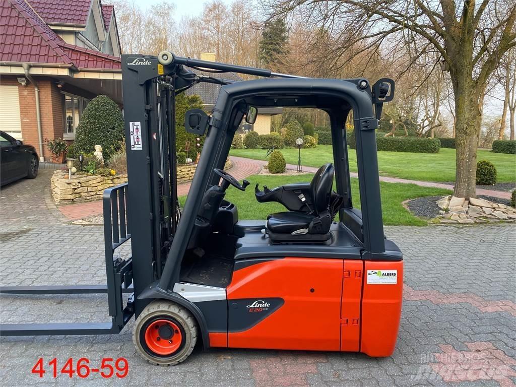 Linde E 20 L 02 Elektriniai šakiniai krautuvai