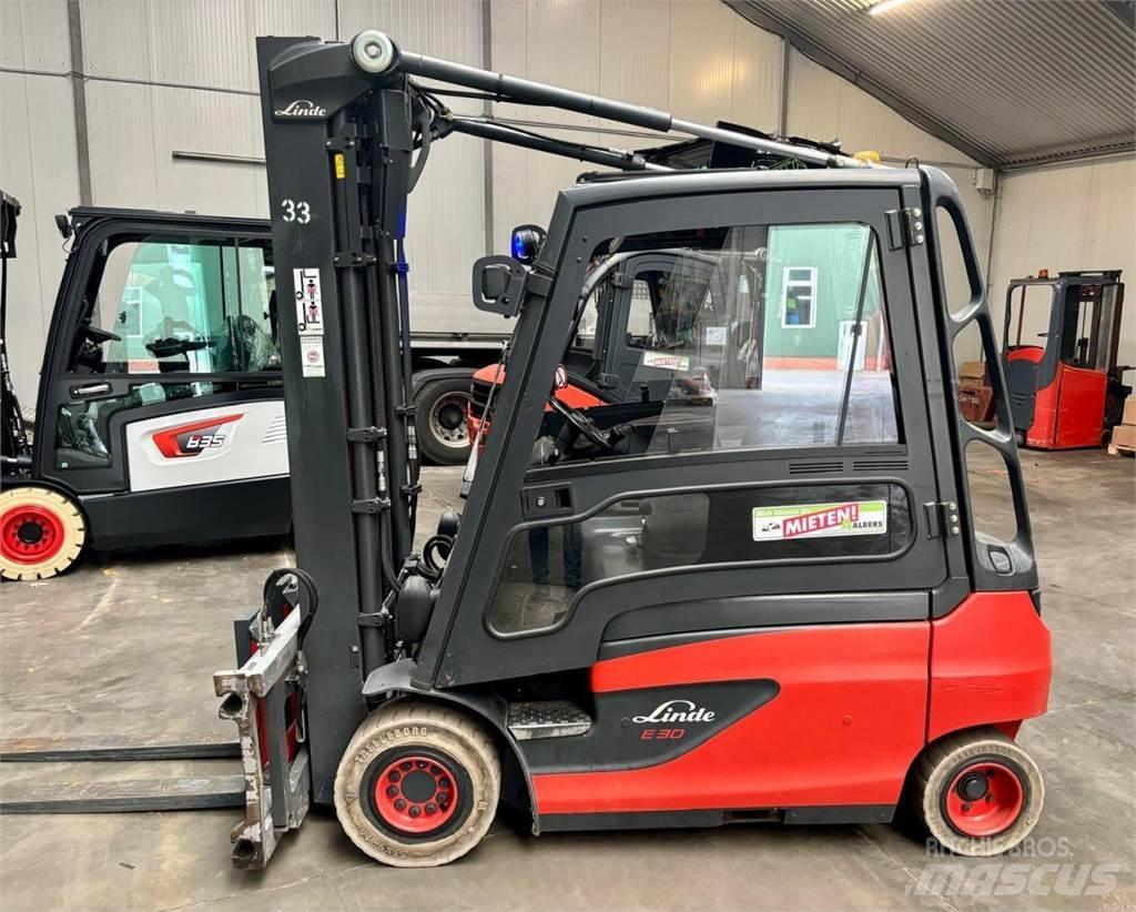 Linde E 30 - 01 Elektriniai šakiniai krautuvai