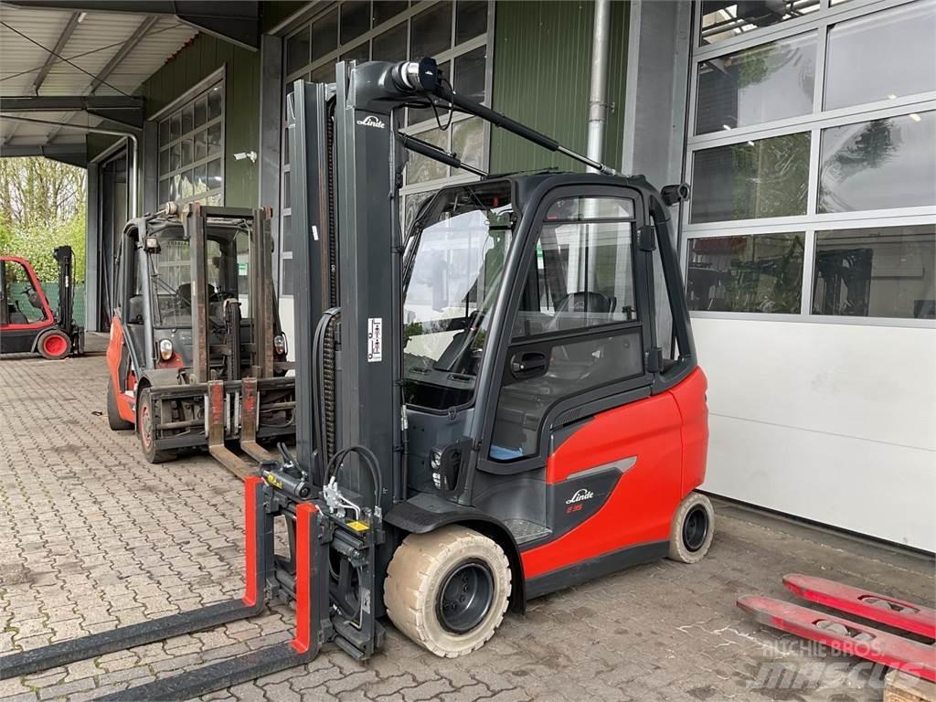 Linde E 35 Elektriniai šakiniai krautuvai