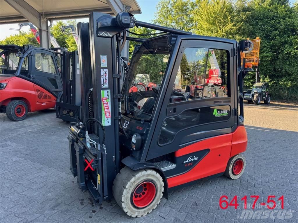 Linde E 35 L 01 Elektriniai šakiniai krautuvai