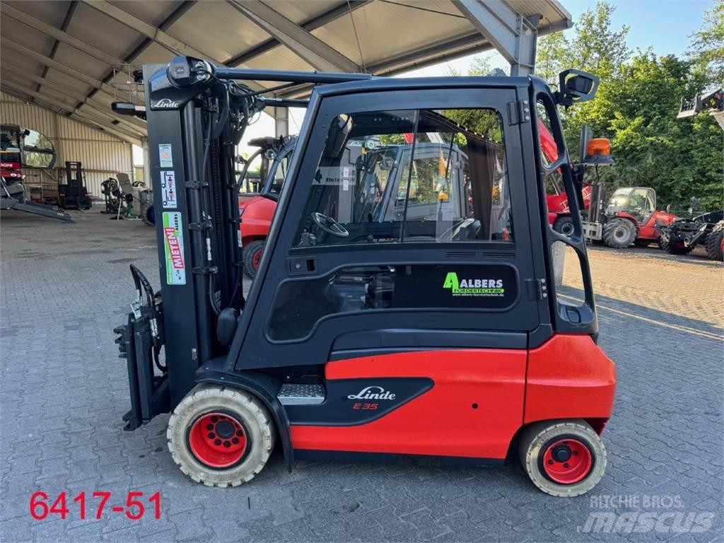 Linde E 35 L 01 Elektriniai šakiniai krautuvai
