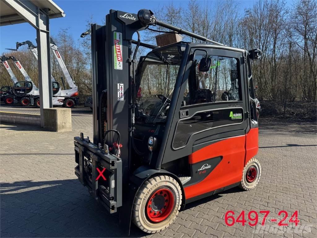 Linde E 45 HL 600 Elektriniai šakiniai krautuvai