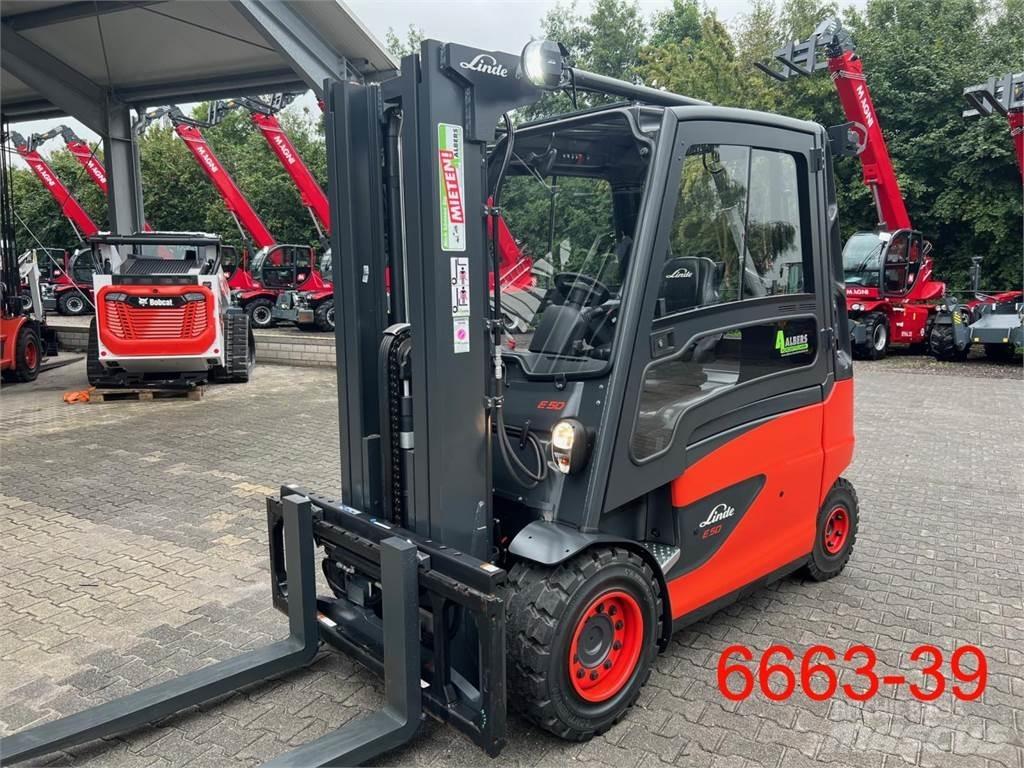 Linde E 50 HL 01 Elektriniai šakiniai krautuvai