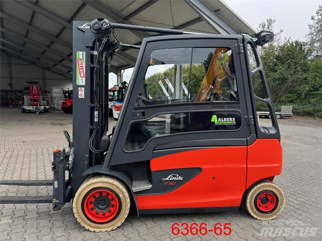Linde E 50 HL - 01 / 600 Elektriniai šakiniai krautuvai