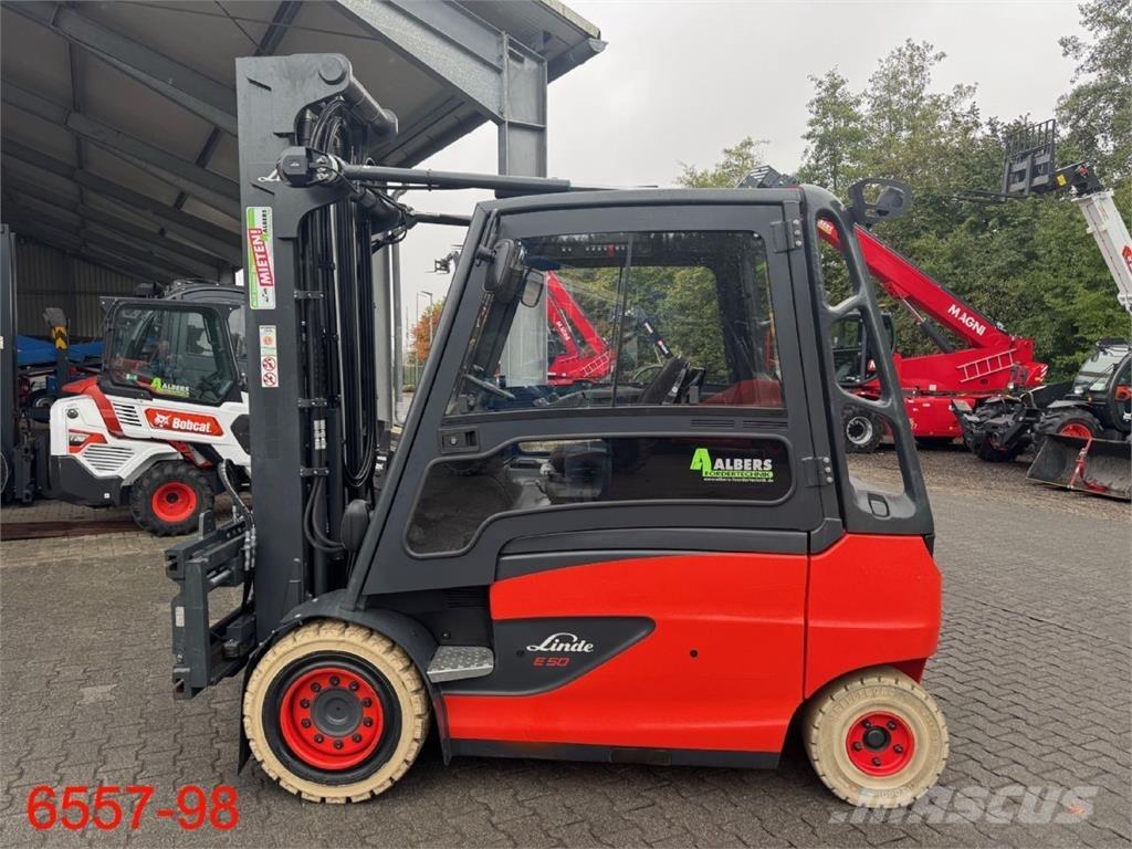 Linde E 50 HL 01 600 Elektriniai šakiniai krautuvai