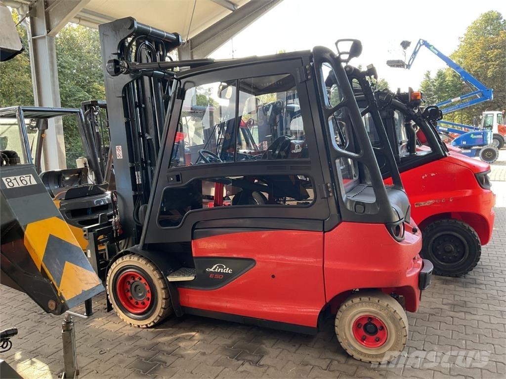 Linde E 50 HL 01 600 Elektriniai šakiniai krautuvai