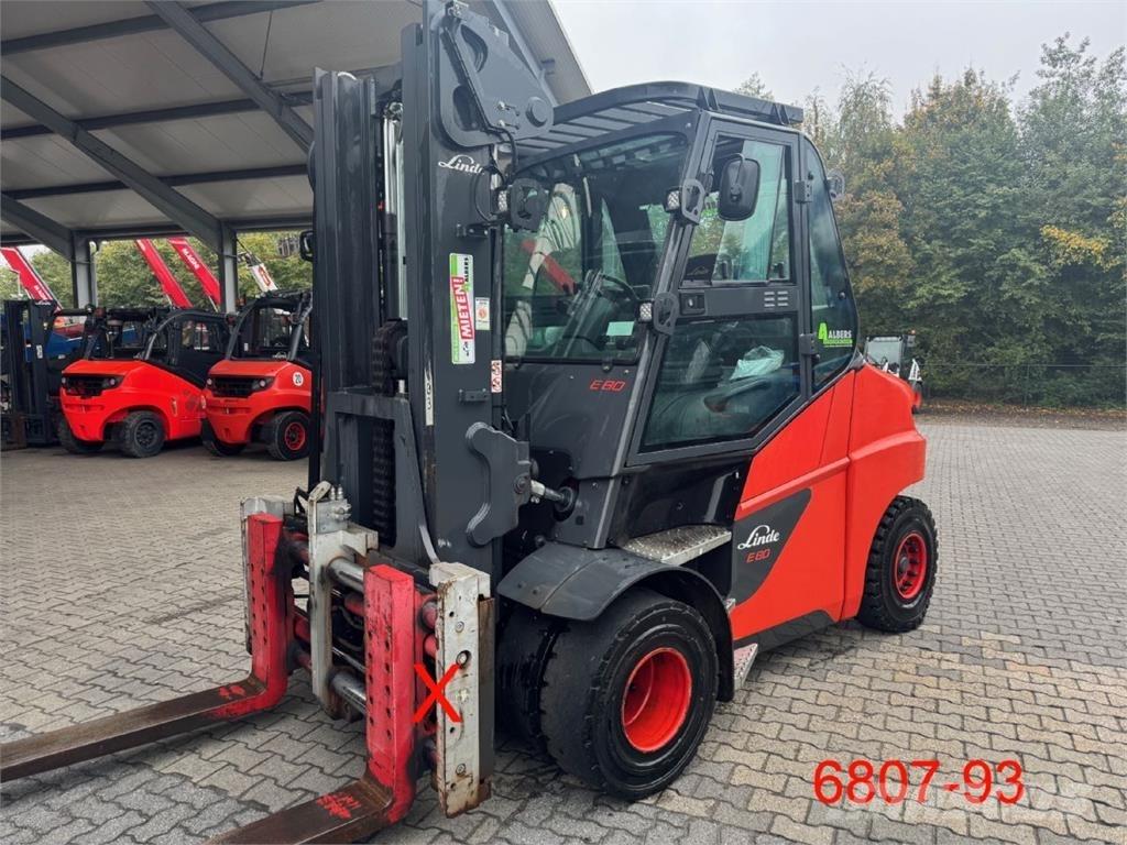 Linde E 80-01 / 900 Elektriniai šakiniai krautuvai