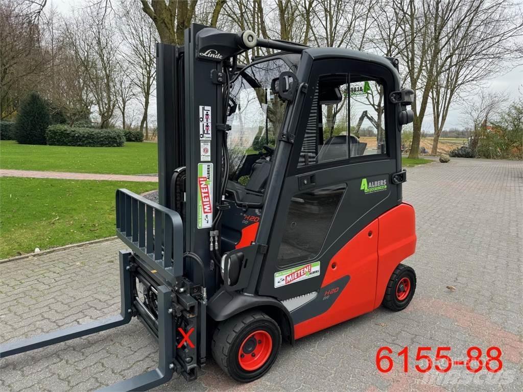 Linde H 20 T 01 LPG (dujiniai) krautuvai