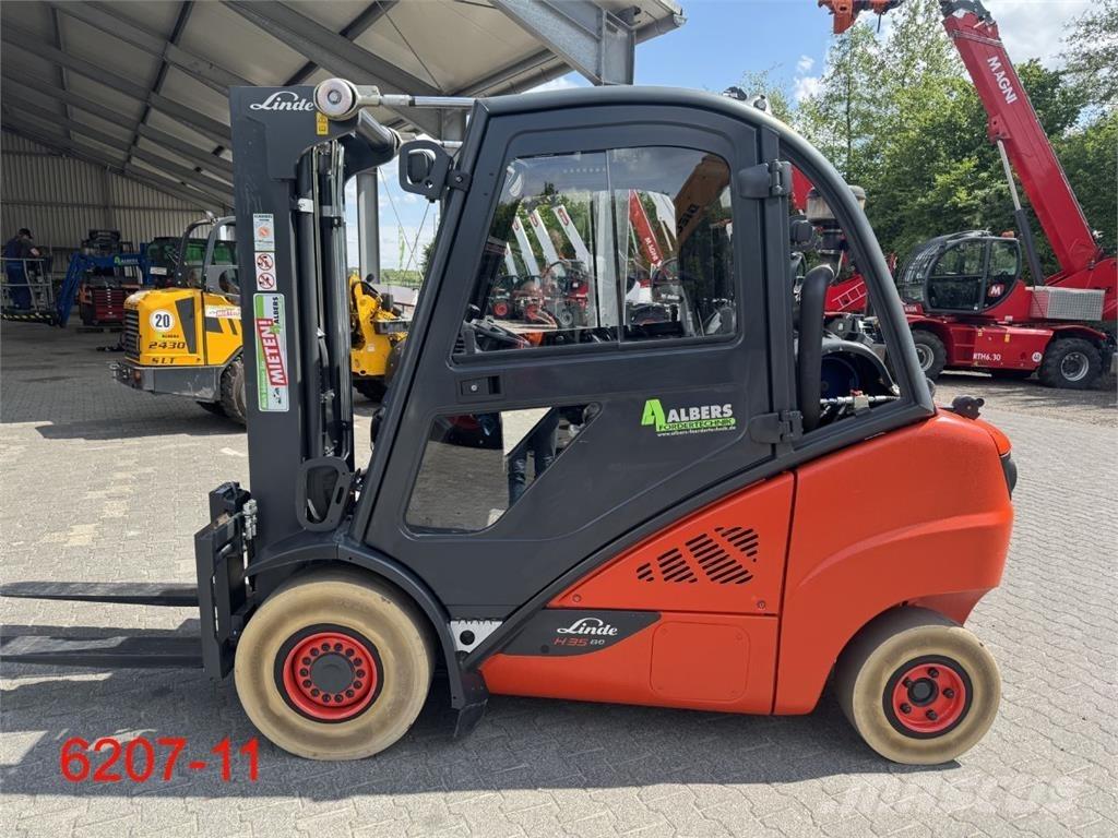 Linde H 35 T -02 LPG (dujiniai) krautuvai