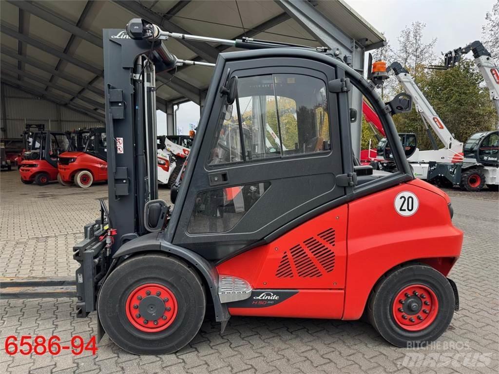 Linde H 50 D - 02 / 600 Dyzeliniai krautuvai