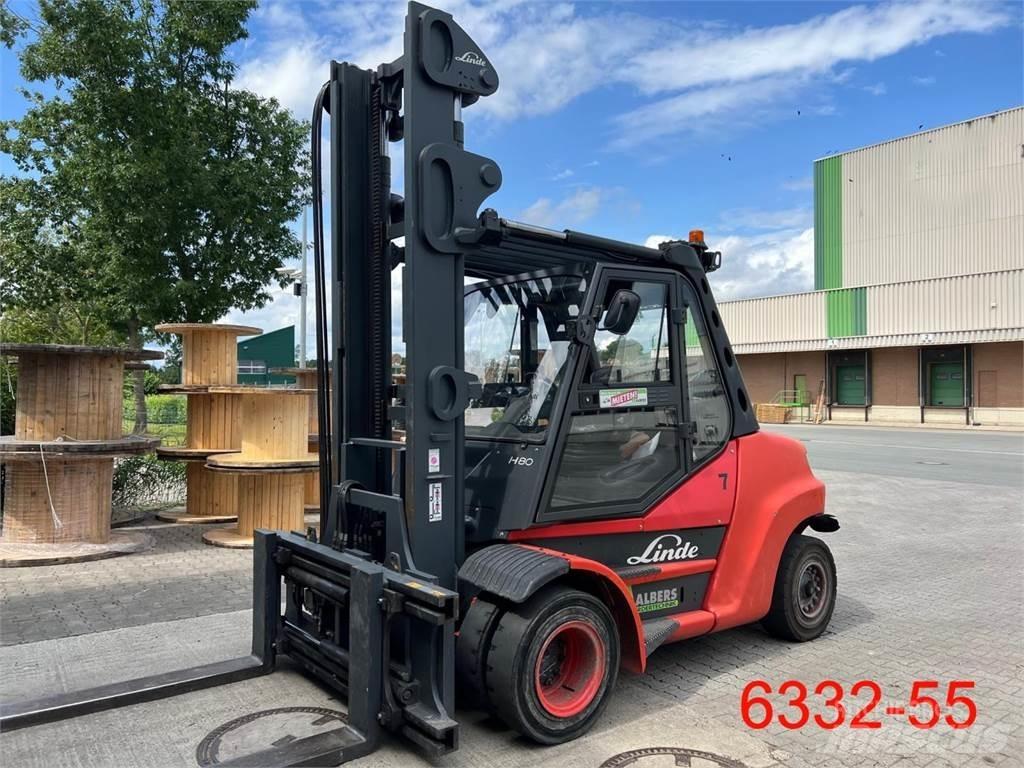 Linde H 80 D 02 900 Dyzeliniai krautuvai