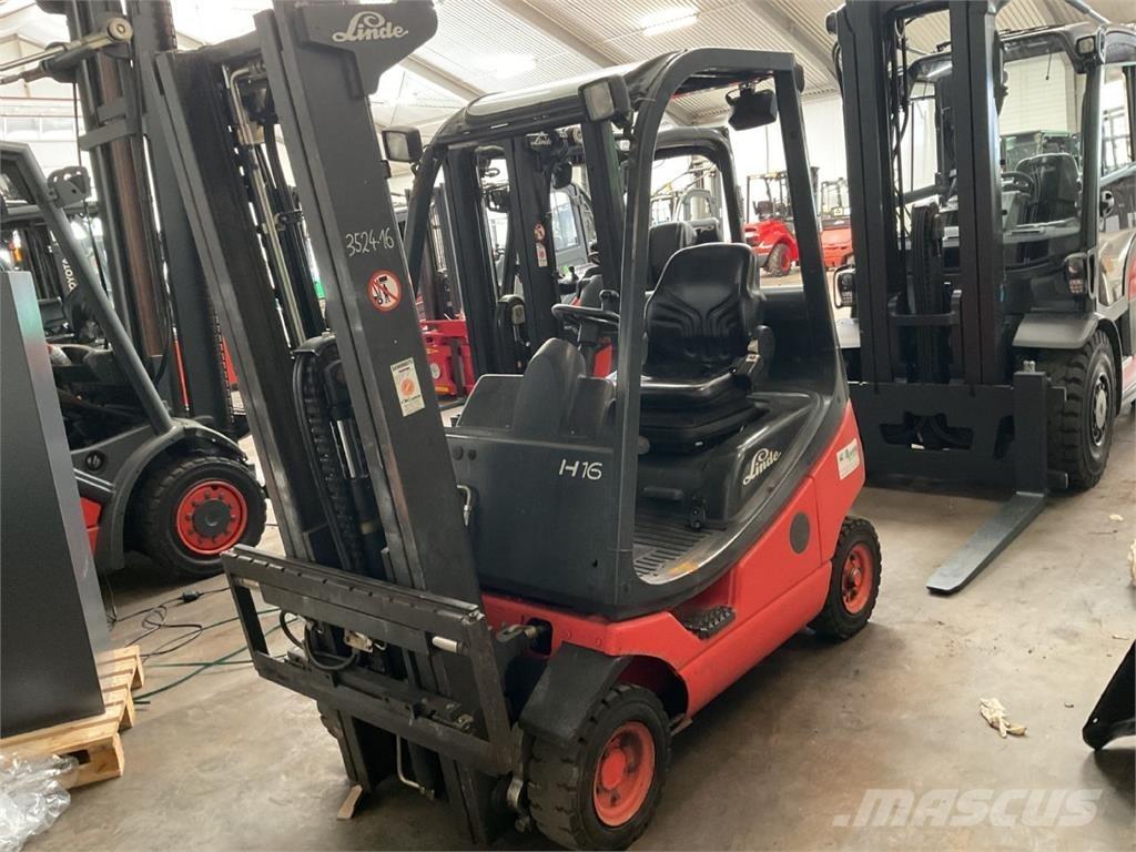 Linde H16T-03 LPG (dujiniai) krautuvai