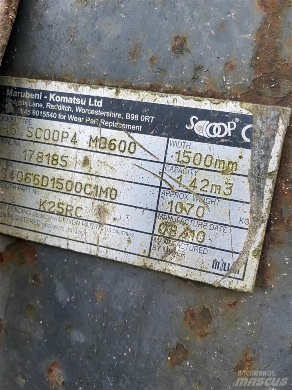  1500mm Kaušai