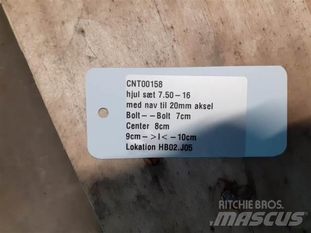  16'' 7.50-16 Savivartės priekabos