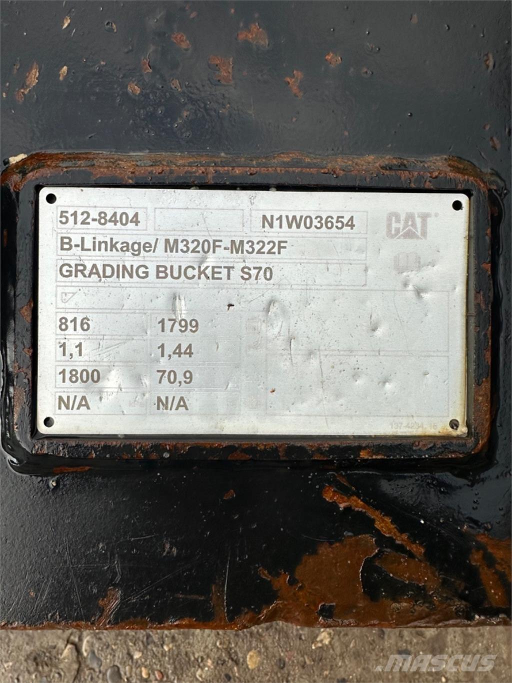  1750mm Kaušai