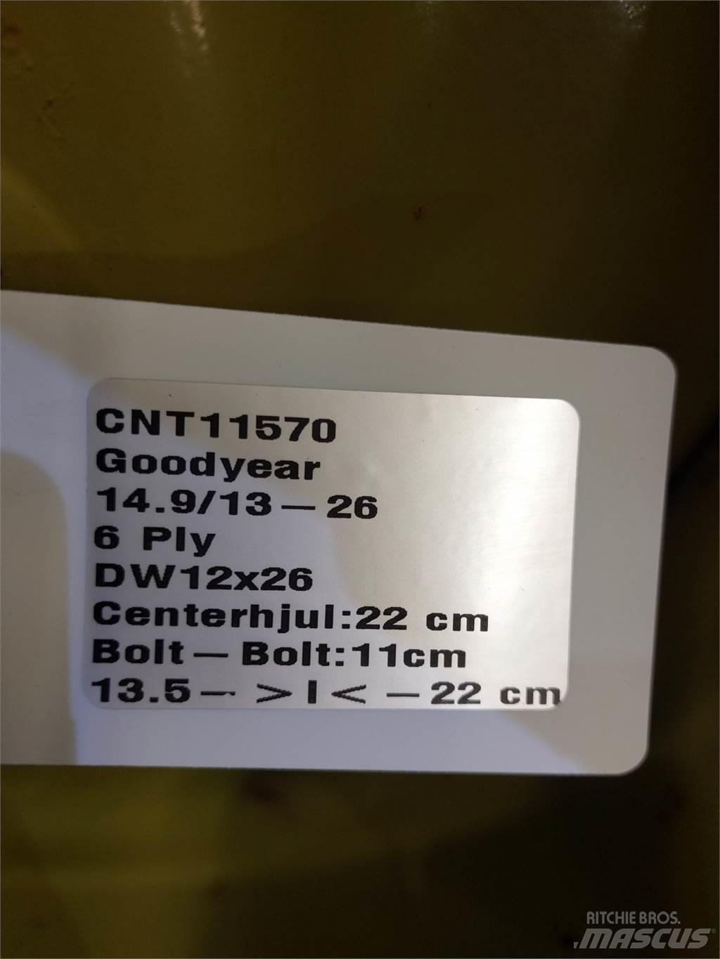  26 14.9/13-26 Padangos, ratai ir ratlankiai