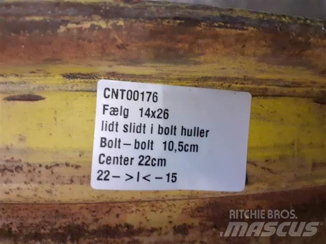  26'' 14X26 Padangos, ratai ir ratlankiai