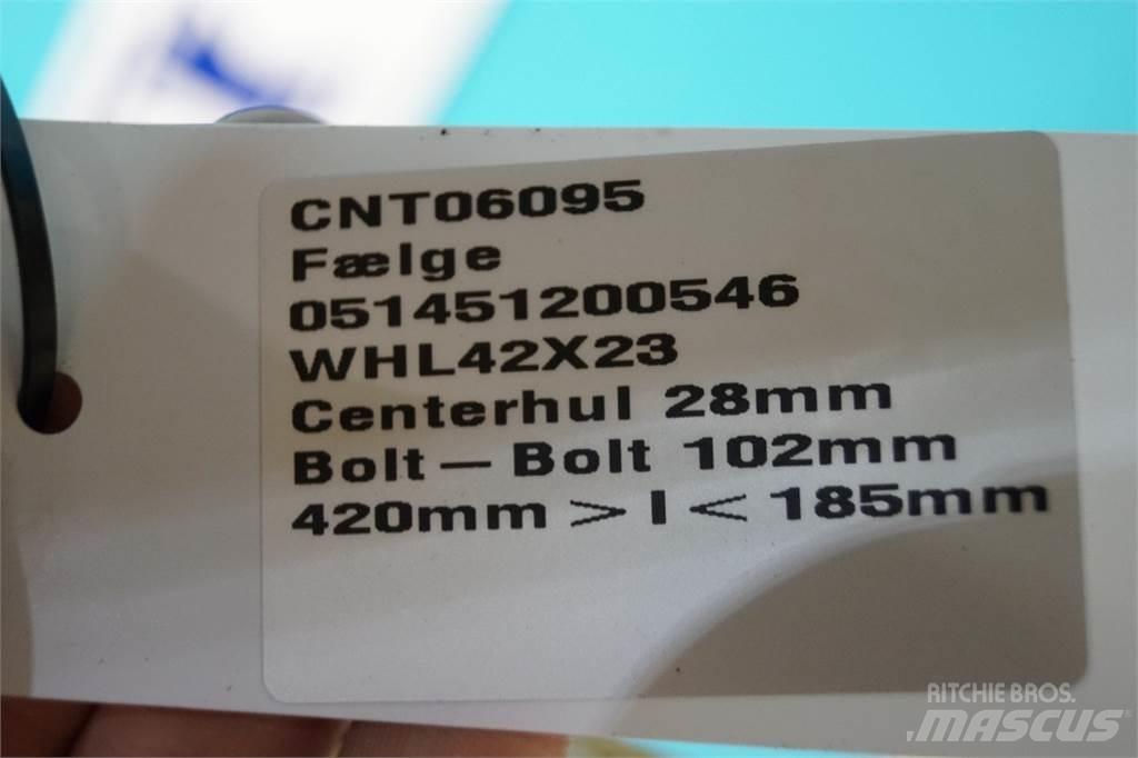  42 WHL42X23 Padangos, ratai ir ratlankiai