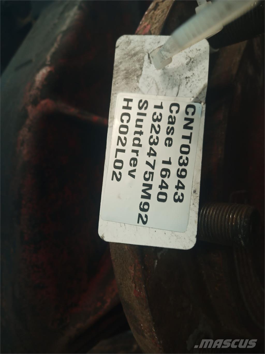 CASE 1640 Derliaus nuėmimo kombainų priedai