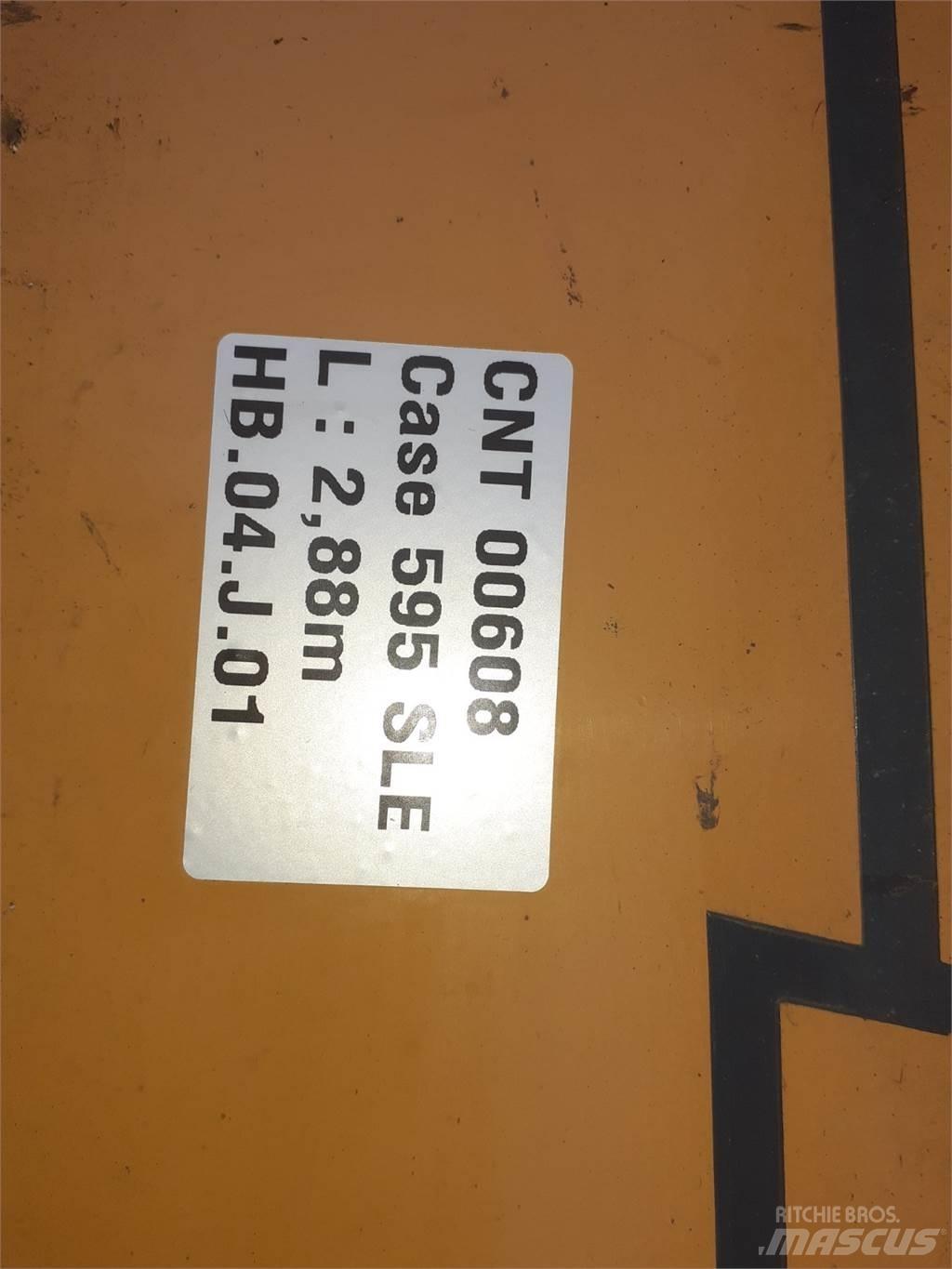 CASE 595 Tranšėjų kasimo technika