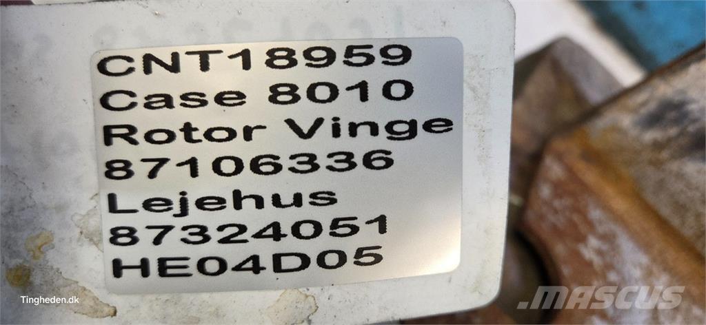 CASE 8010 Derliaus nuėmimo kombainų priedai