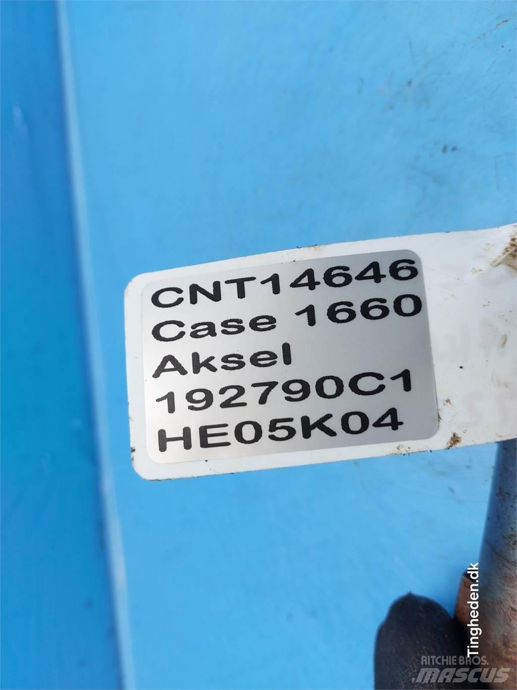 Case IH 1660 Derliaus nuėmimo kombainų priedai