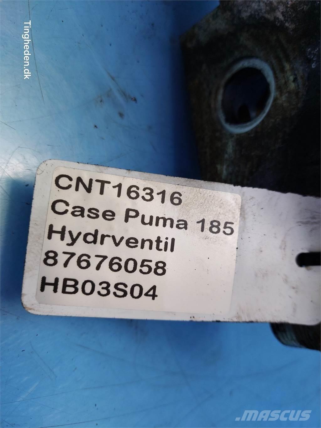 CASE Puma 185 Hidraulikos įrenginiai