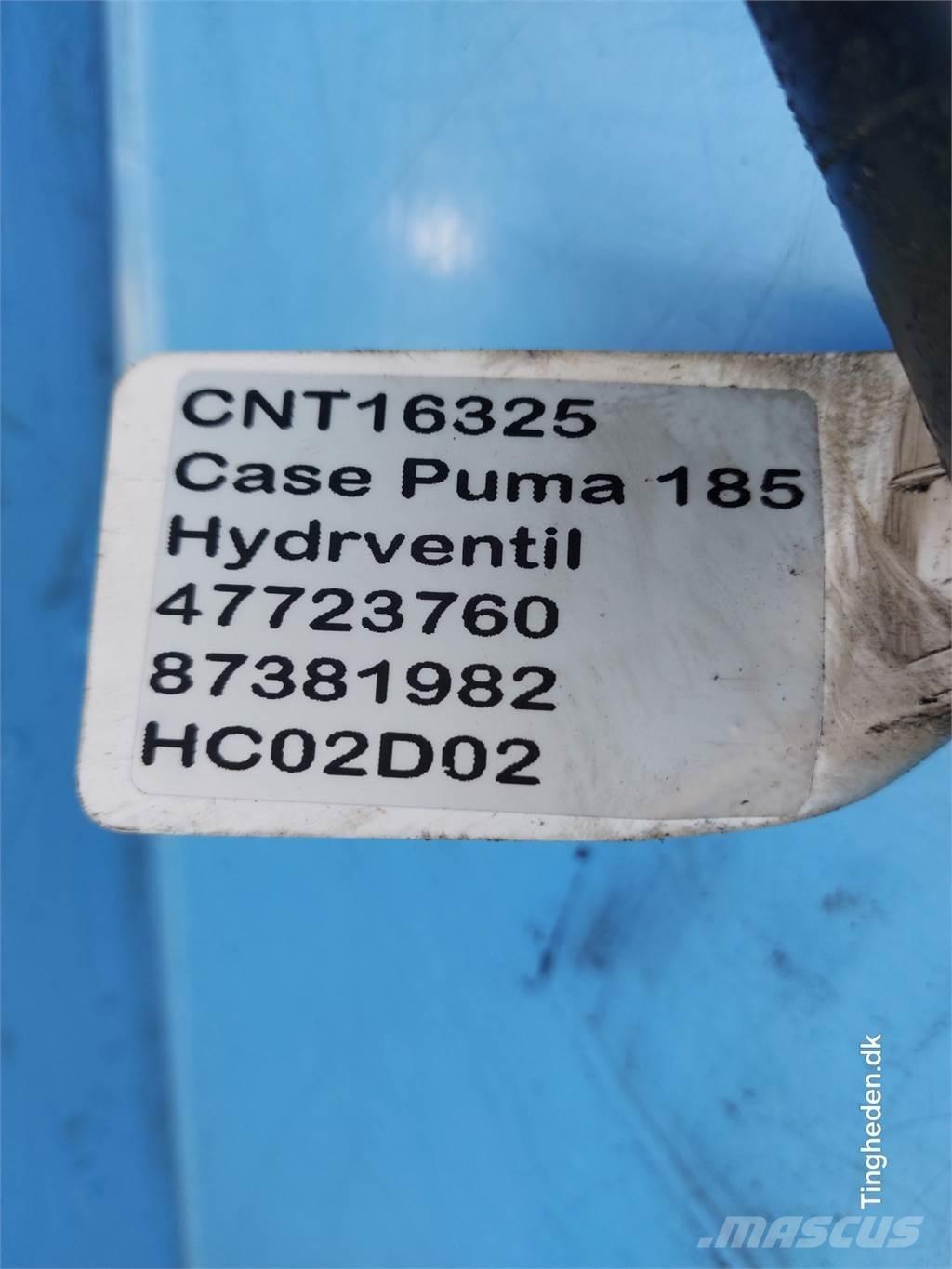 CASE Puma 185 Hidraulikos įrenginiai