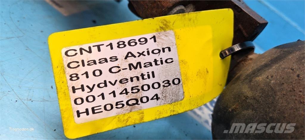 CLAAS Axion 810 Hidraulikos įrenginiai