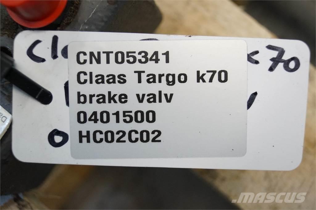CLAAS Tago K70 Hidraulikos įrenginiai