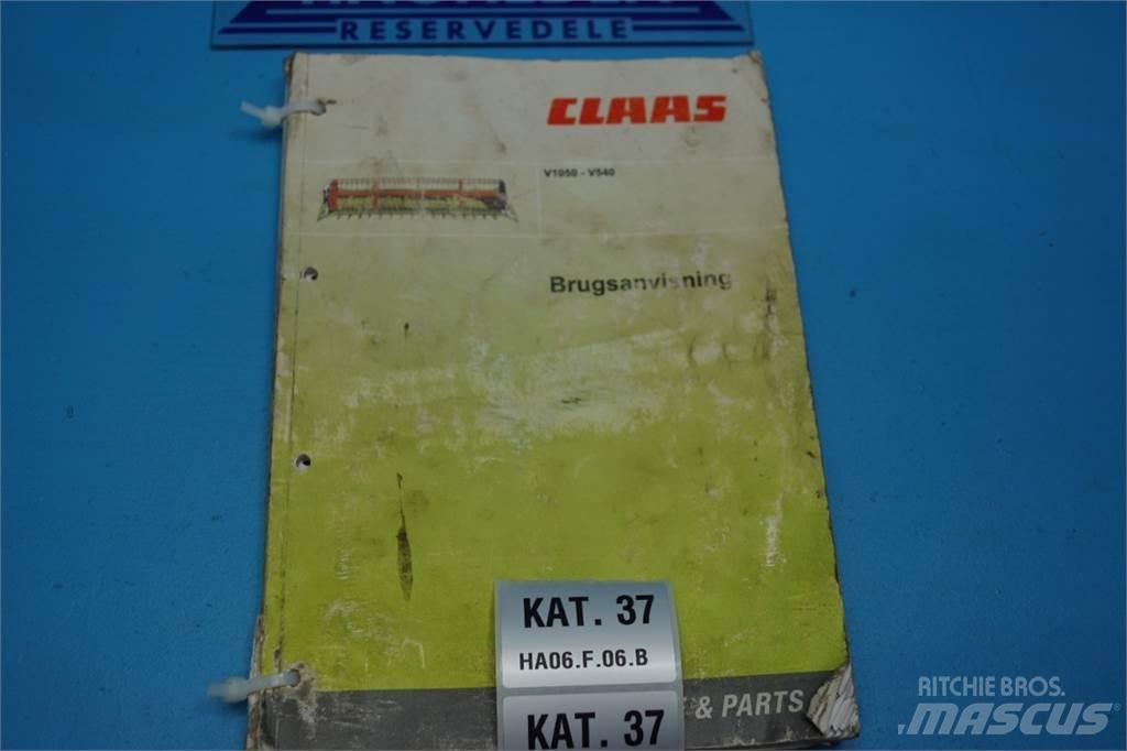 CLAAS V1050 Žemės ūkis - Kita