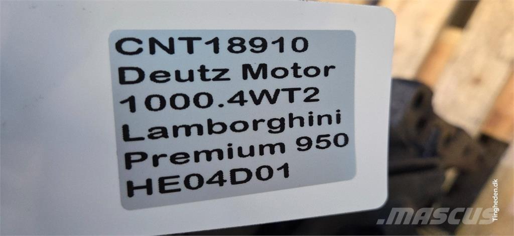 Deutz 1000.4WT2 Varikliai
