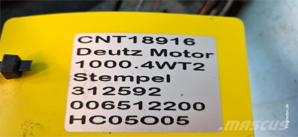 Deutz 1000.4WT2 Varikliai