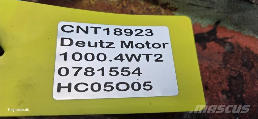 Deutz 1000.4WT2 Varikliai