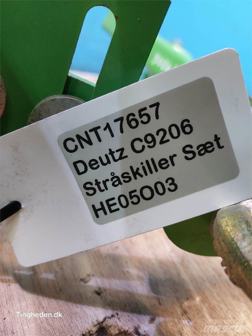 Deutz C9206 Derliaus nuėmimo kombainų priedai