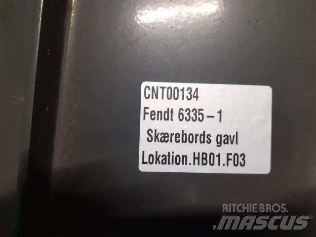 Fendt 6335 Derliaus nuėmimo kombainų priedai