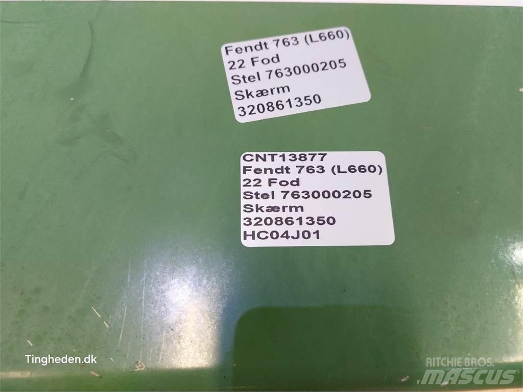Fendt 763 Derliaus nuėmimo kombainų priedai