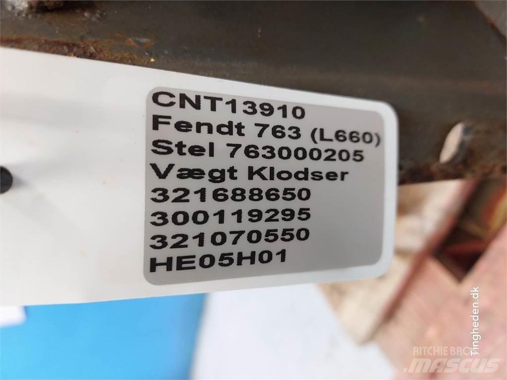Fendt 763 Derliaus nuėmimo kombainų priedai