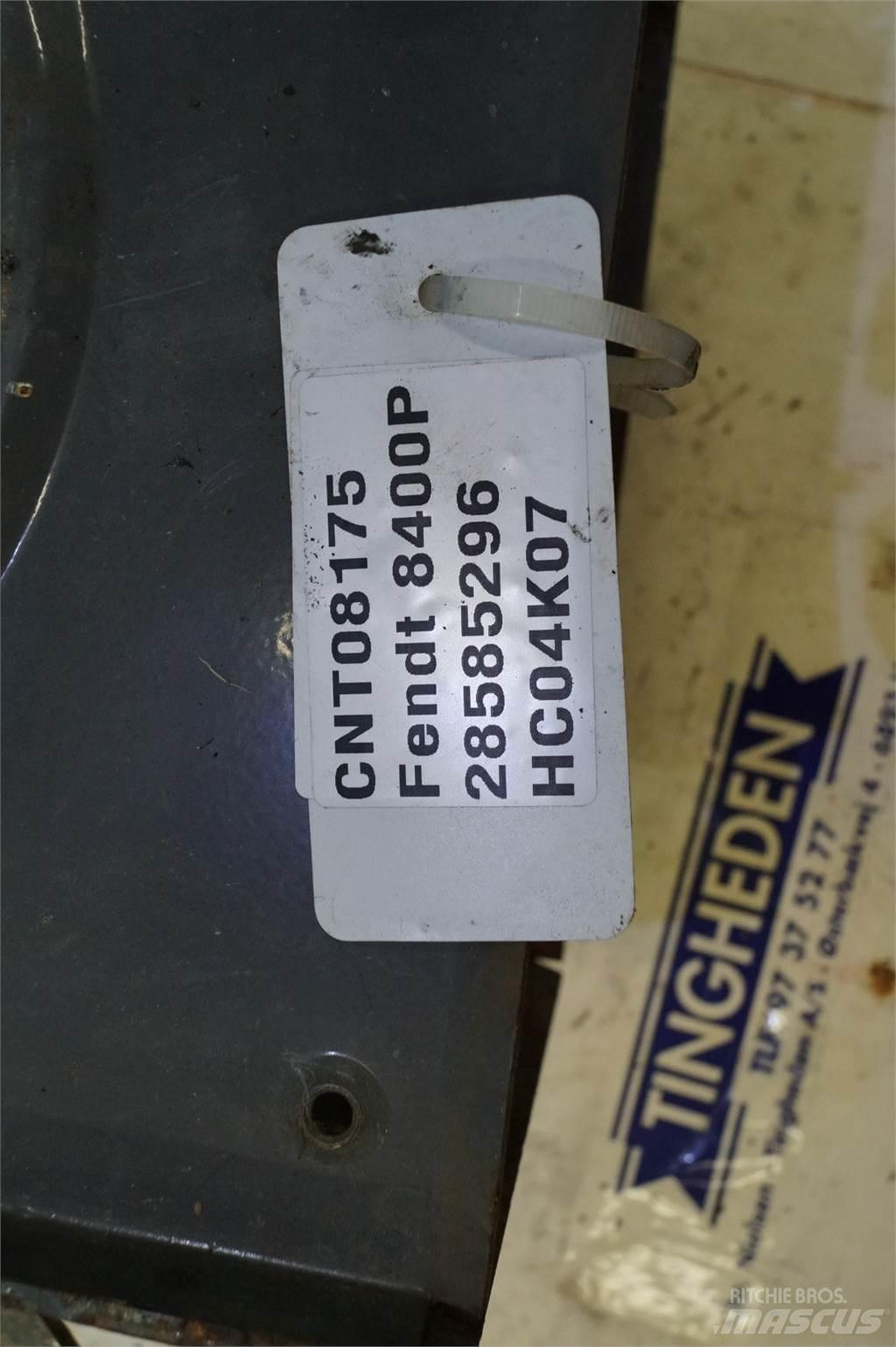 Fendt 8400P Derliaus nuėmimo kombainų priedai