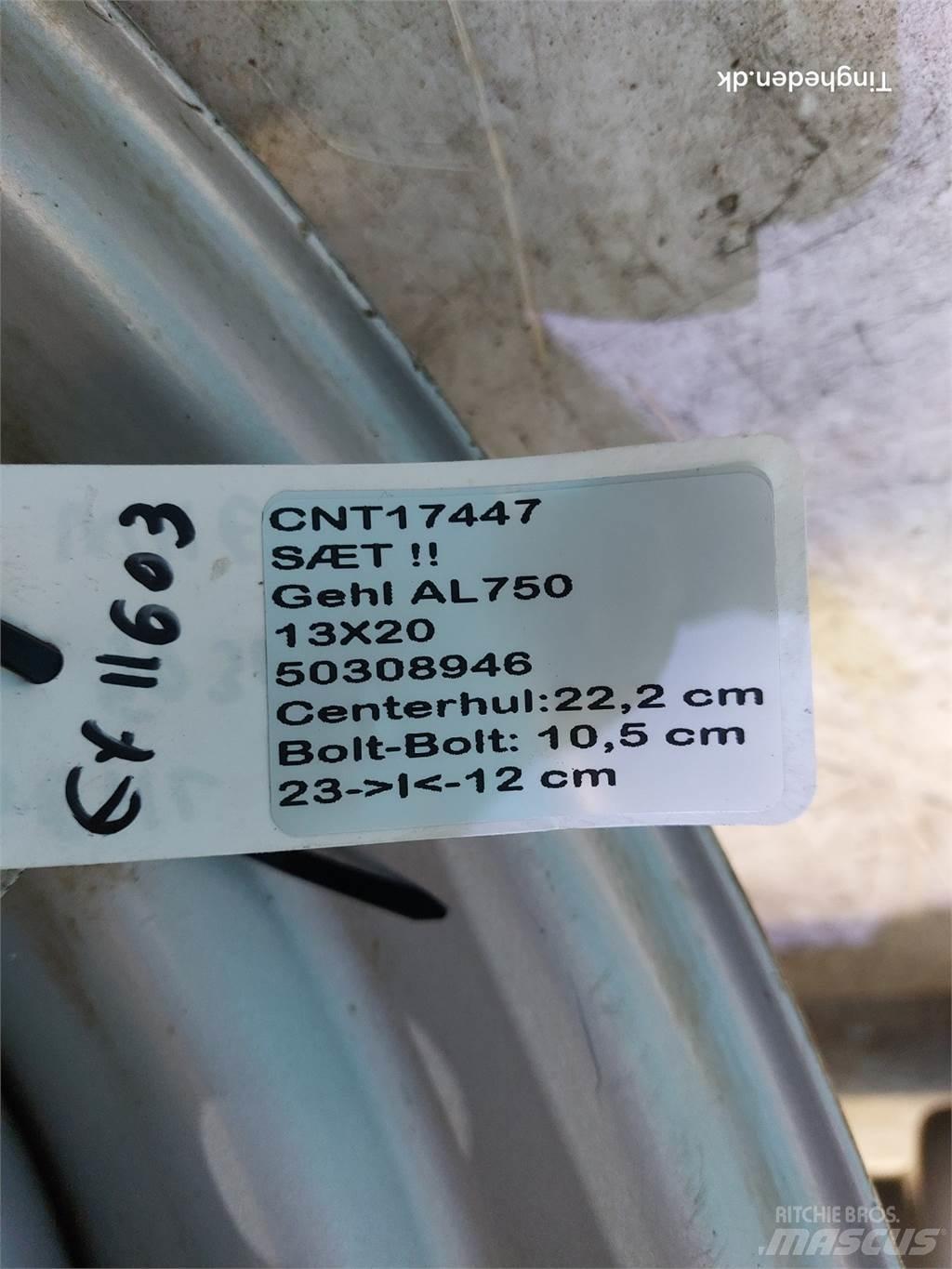 Gehl 20 13x20 Padangos, ratai ir ratlankiai