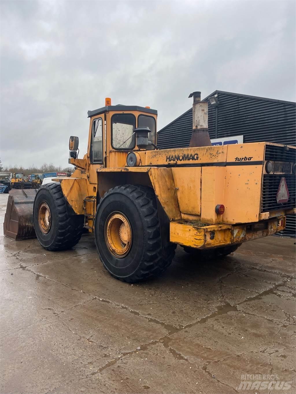 Hanomag 66C Naudoti ratiniai krautuvai