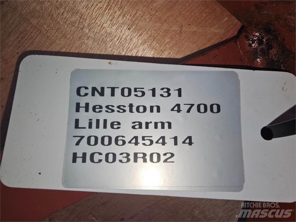 Hesston 4700 Kiti pašarų derliaus nuėmimo įrengimai