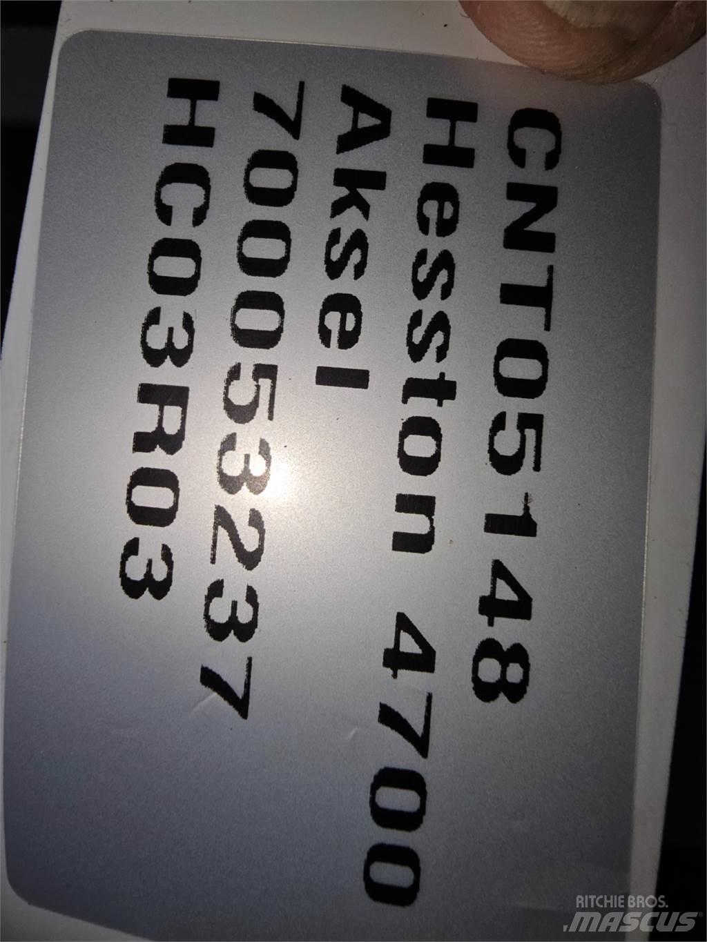 Hesston 4700 Kiti pašarų derliaus nuėmimo įrengimai