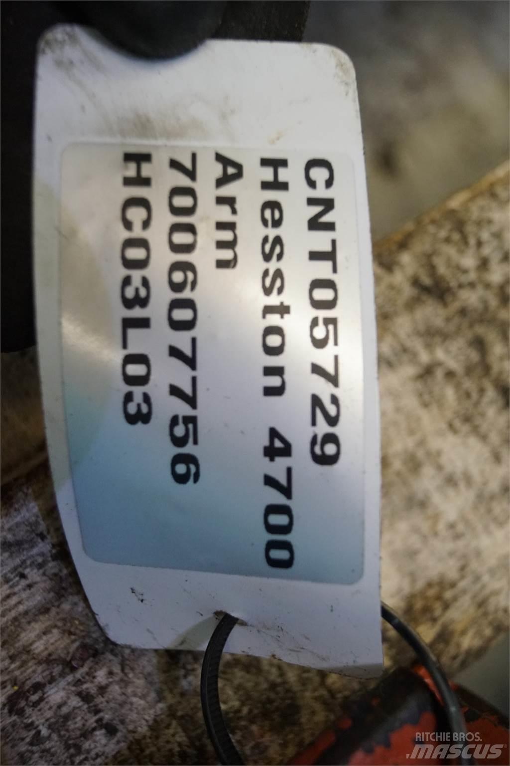 Hesston 4700 Žemės ūkis - Kita