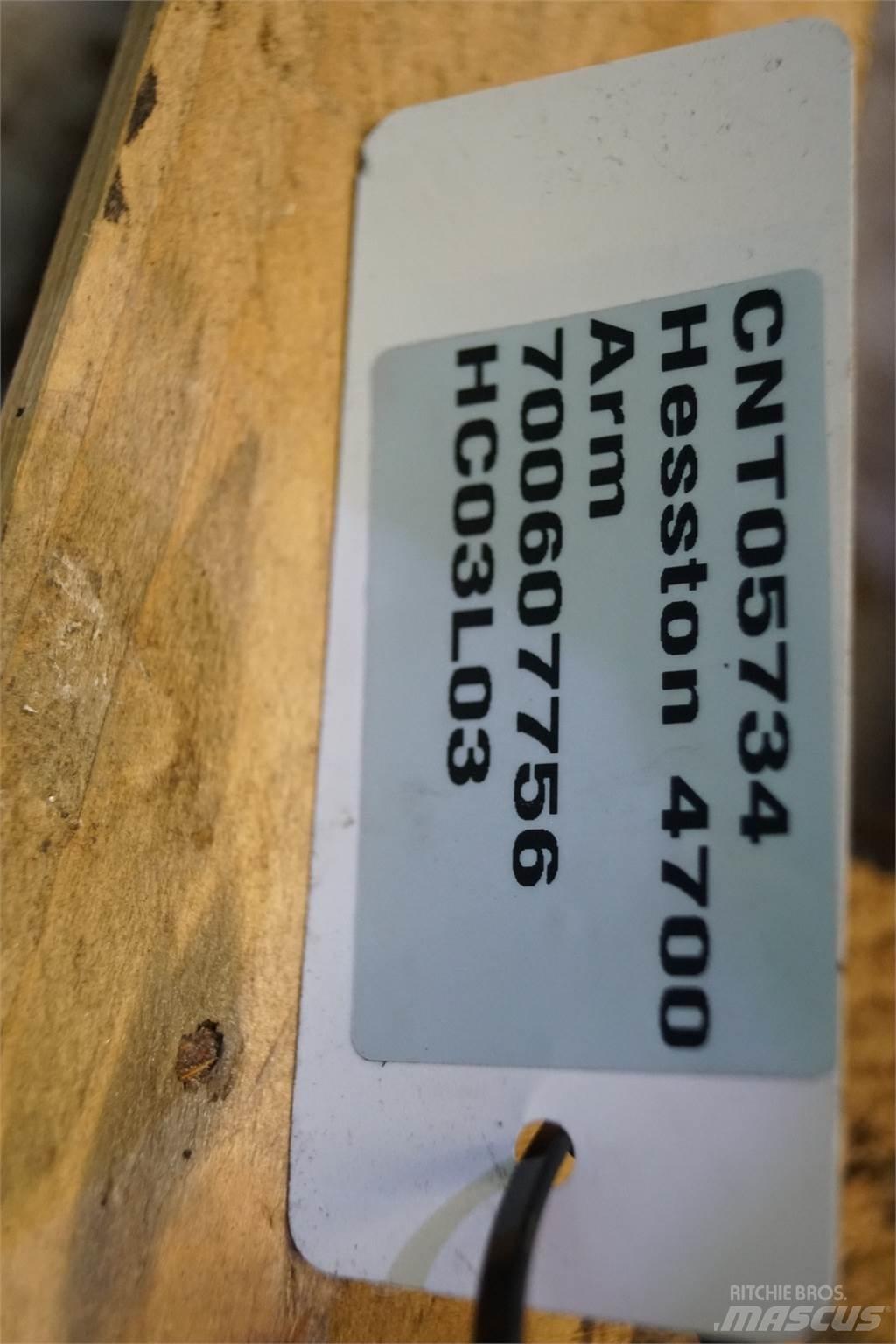 Hesston 4700 Žemės ūkis - Kita