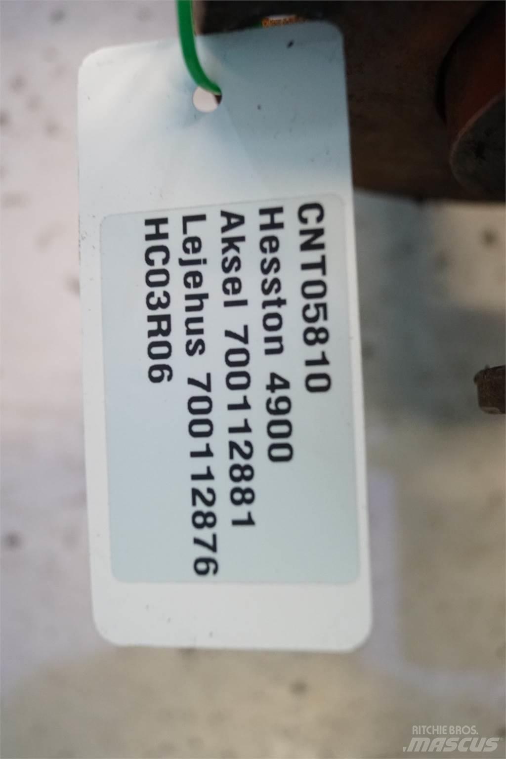 Hesston 4900 Kiti pašarų derliaus nuėmimo įrengimai