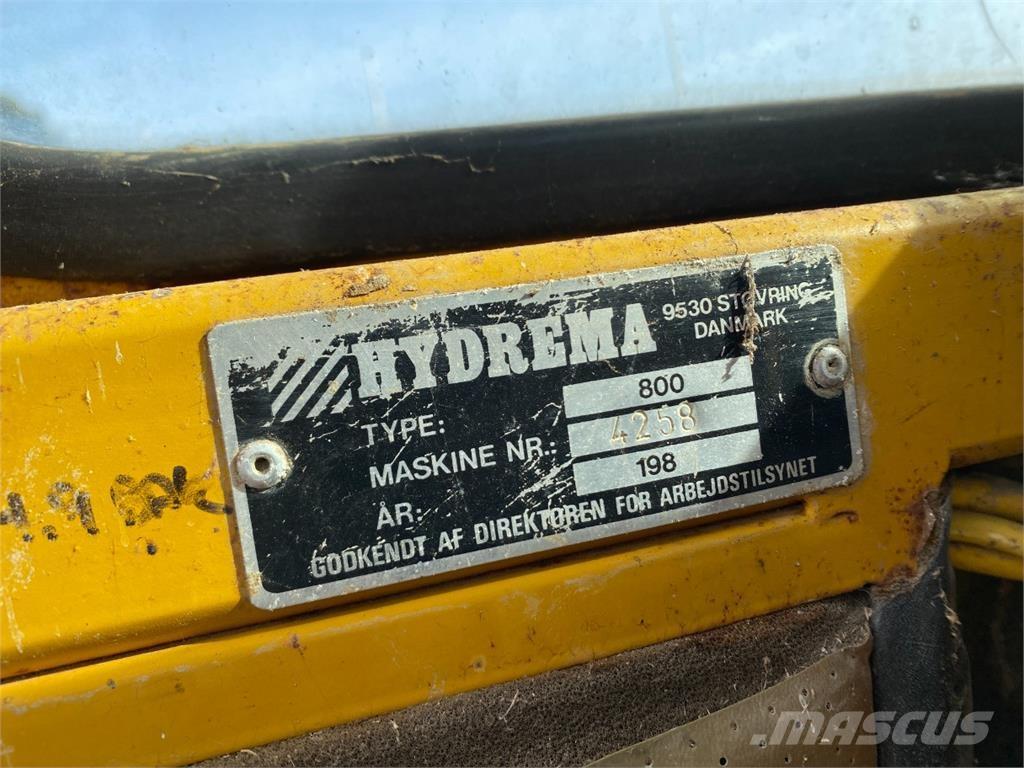 Hydrema 800 Statybiniai savivarčiai sunkvežimiai