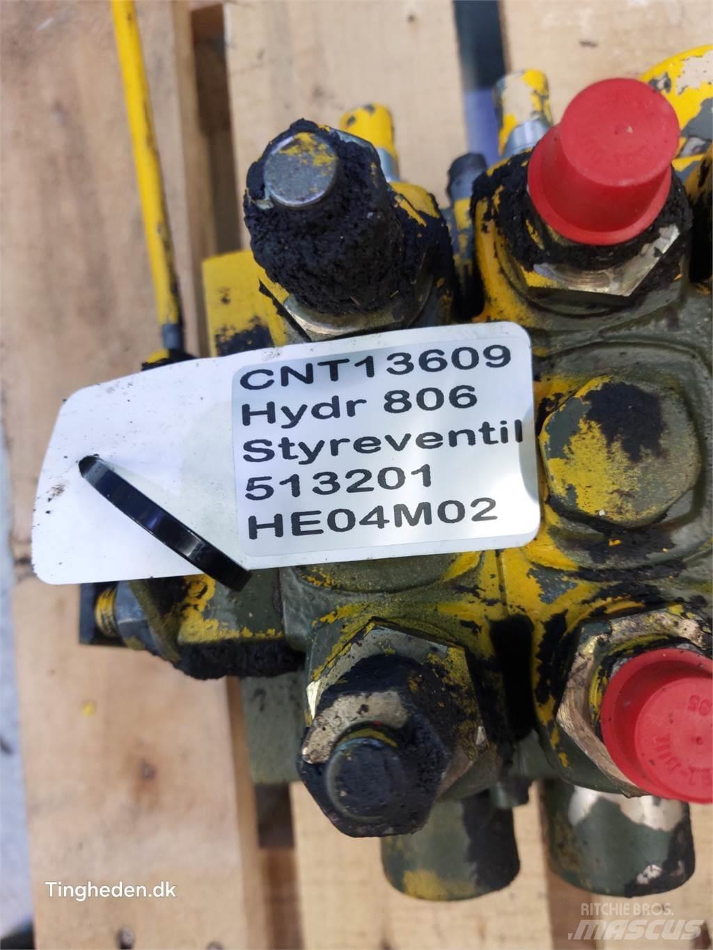 Hydrema 806 Hidraulikos įrenginiai